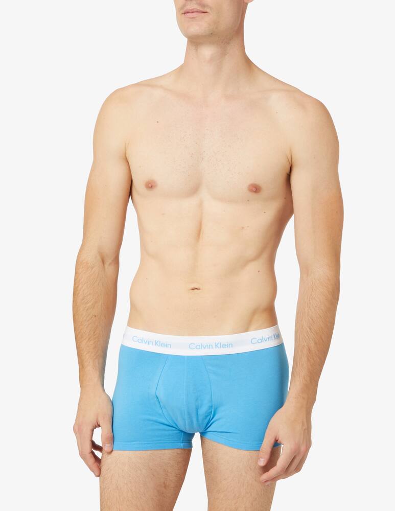 rinascente Calvin Klein Boxer vita bassa in cotone stretch 3pezzi - Multicolor