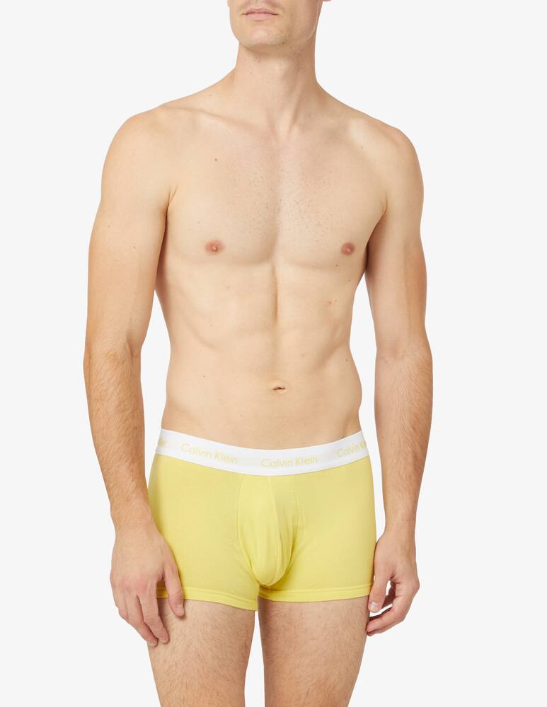 rinascente Calvin Klein Boxer vita bassa in cotone stretch 3pezzi - Multicolor
