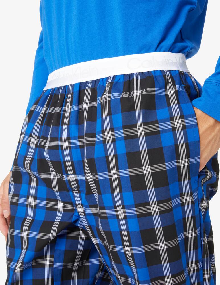 rinascente Calvin Klein Set pigiama lungo a quadri - Multicolor