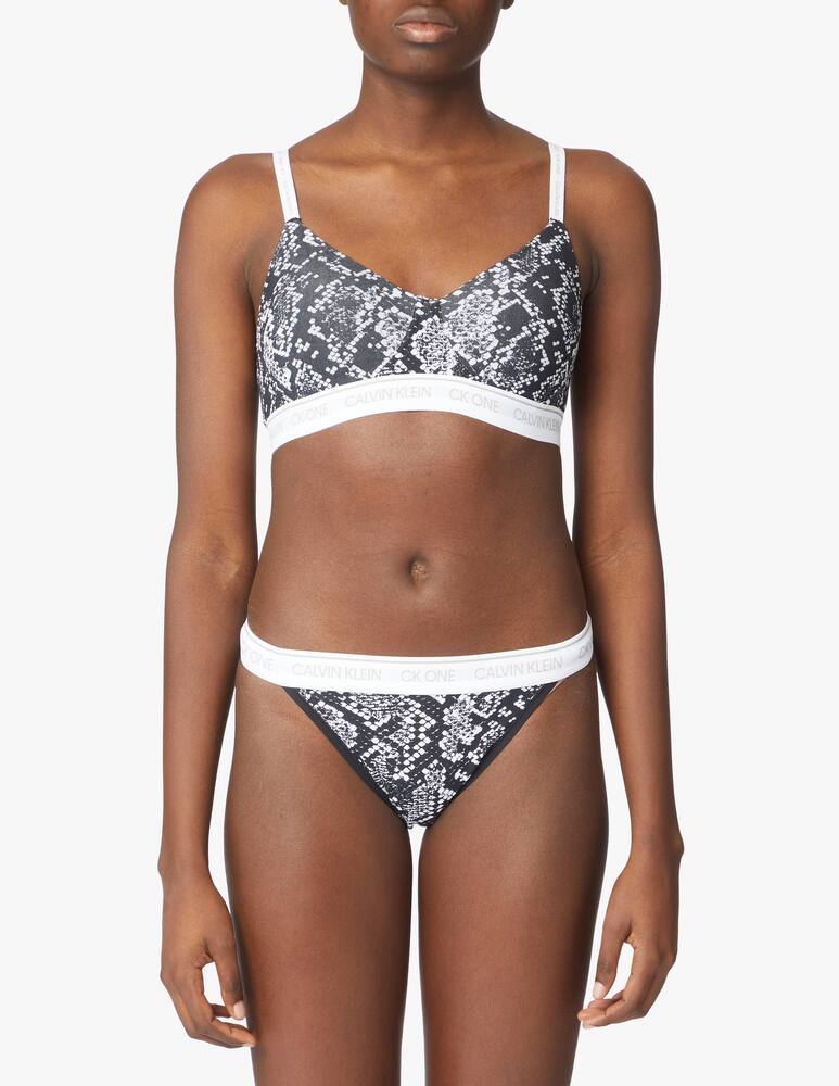 rinascente Calvin Klein Bralette a fascia con imbottitura leggera - nero