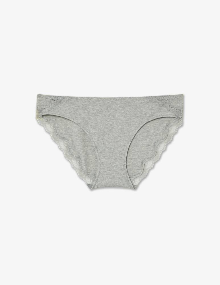 Calvin Klein Bikini underwear in cotton blend - grey - picture 1 Calvin Klein Bikini underwear in cotton blend - grey - picture 1
