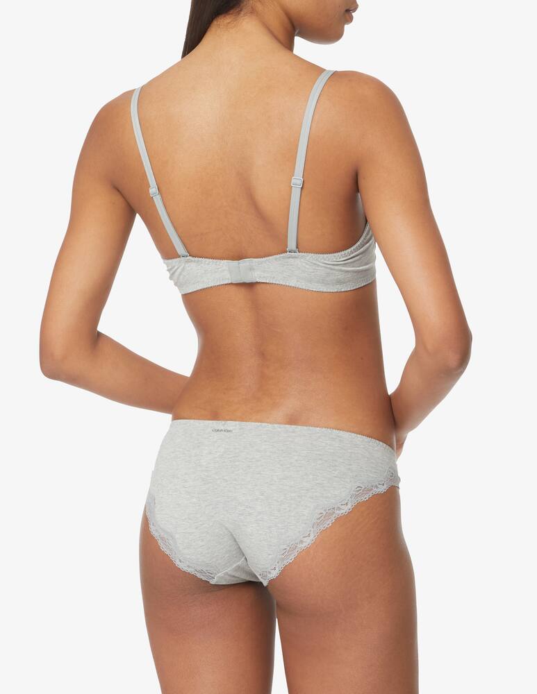 Calvin Klein Bikini underwear in cotton blend - grey - picture 3 Calvin Klein Bikini underwear in cotton blend - grey - picture 3
