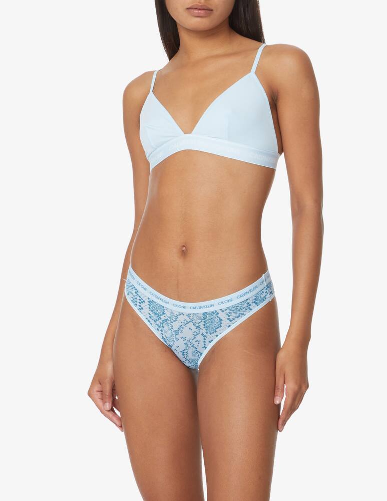 rinascente Calvin Klein Unlined triangle bra - light blue