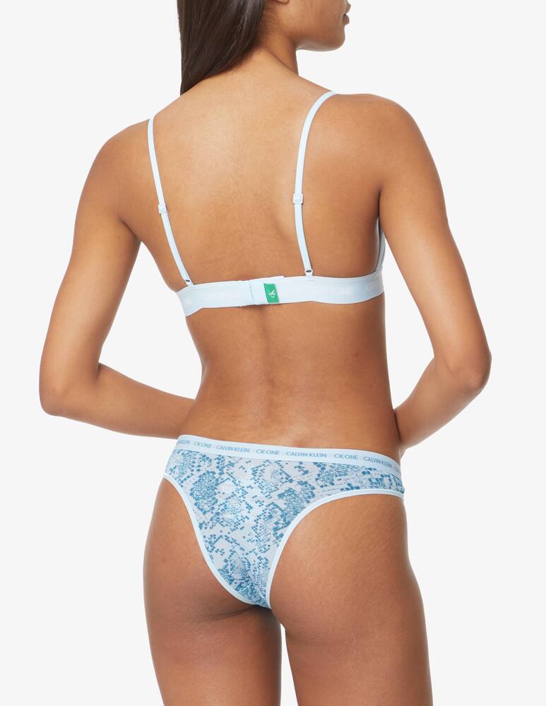 rinascente Calvin Klein Unlined triangle bra - light blue