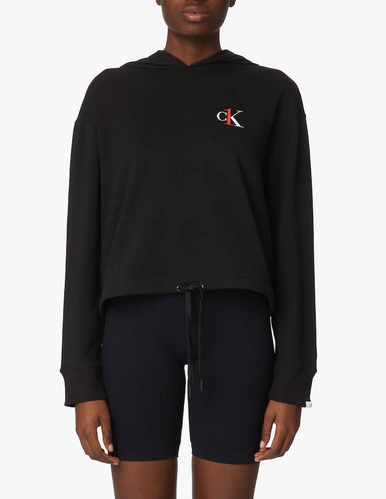 rinascente Calvin Klein Hoodie with long sleeves - black