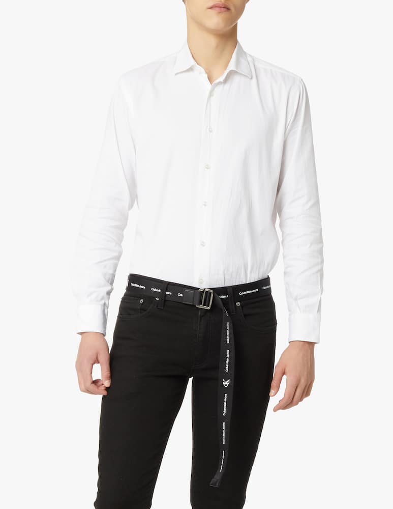 rinascente Calvin Klein Cintura webbing con logo - nero