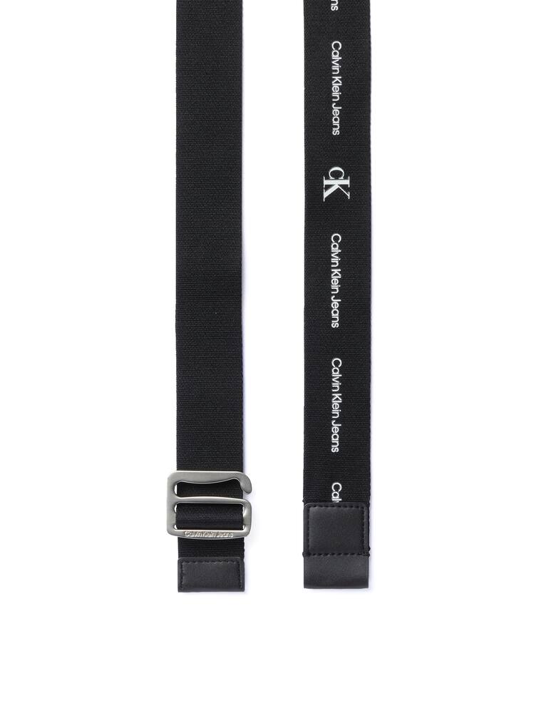 rinascente Calvin Klein Cintura webbing con logo - nero