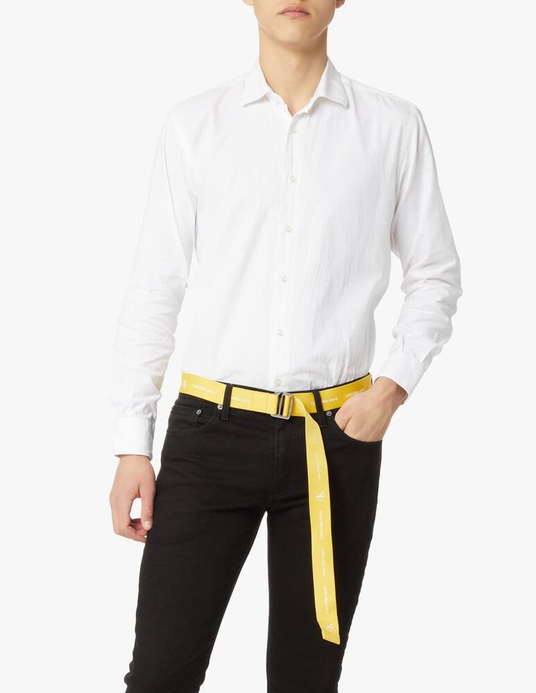 rinascente Calvin Klein Webbing belt with logo - yellow