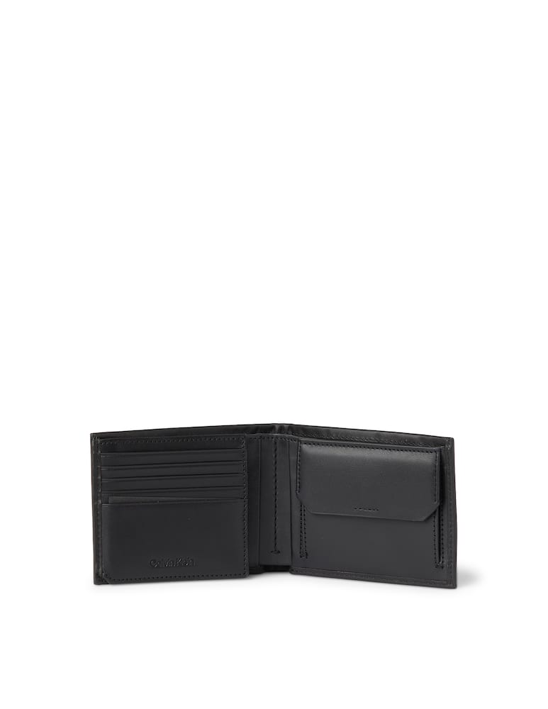 rinascente Calvin Klein Smooth wallet and coins - black