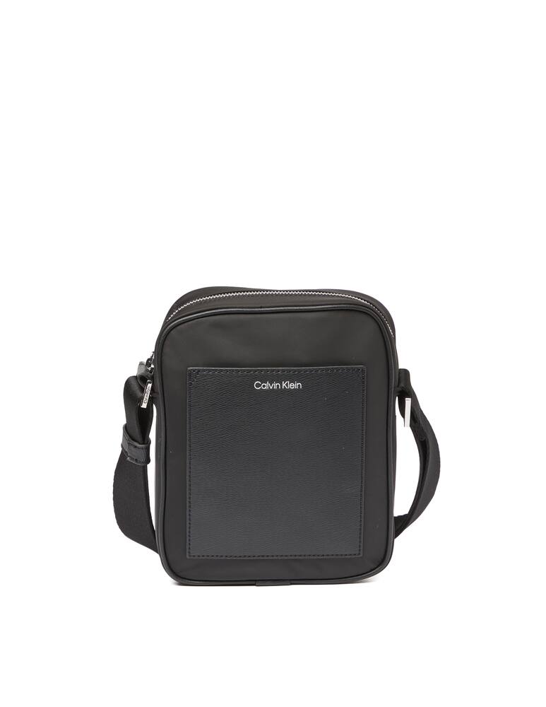 rinascente Calvin Klein Borsa reporter in nylon - nero