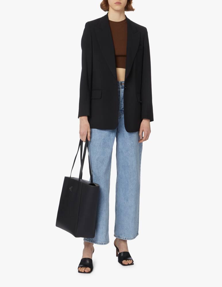 rinascente Calvin Klein Jeans Shoulder bag with monogram - black