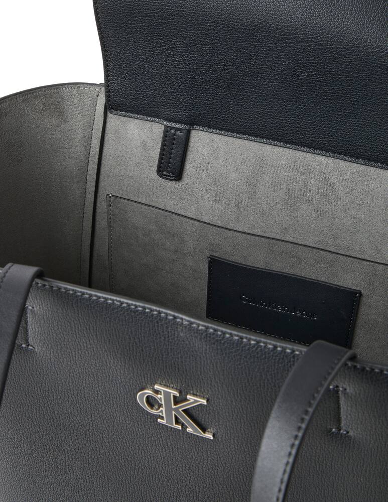 rinascente Calvin Klein Jeans Shoulder bag with monogram - black