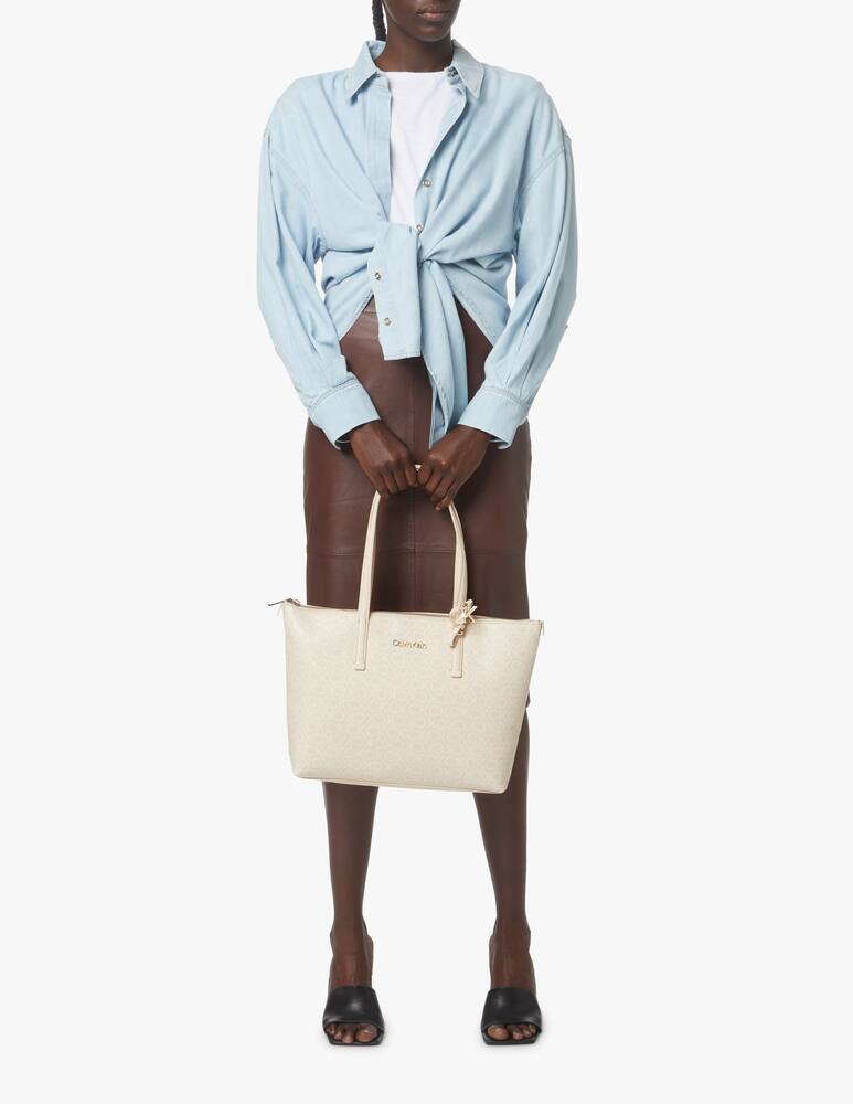 rinascente Calvin Klein Borsa shopper riciclata - beige