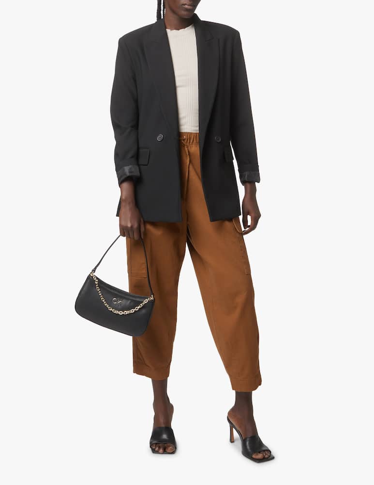 rinascente Calvin Klein Borsa a spalla con catenella - nero