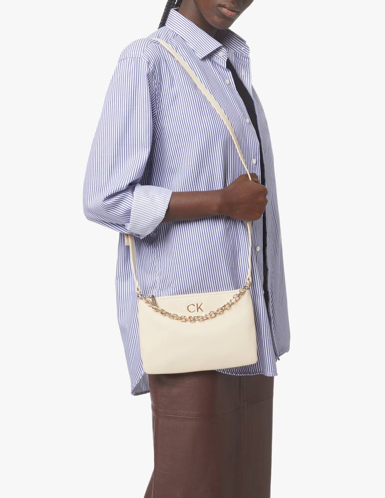 rinascente Calvin Klein Crossbody bag with chain - beige