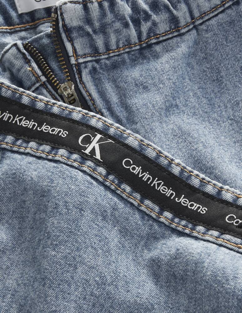 rinascente Calvin Klein Logo tape denim jeans - Blu