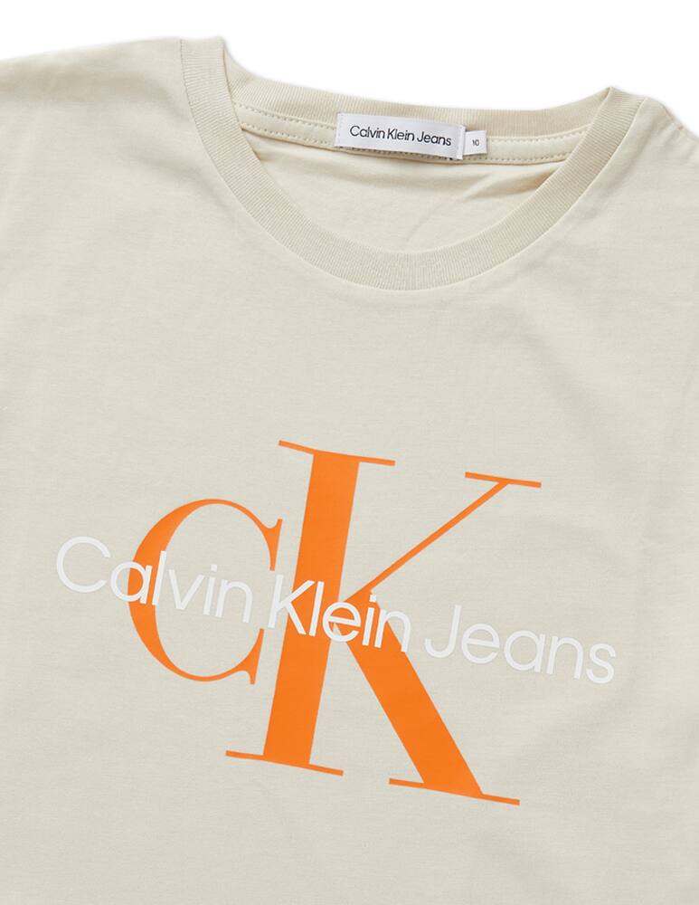 rinascente Calvin Klein Monogram logo t-shirt - Beige