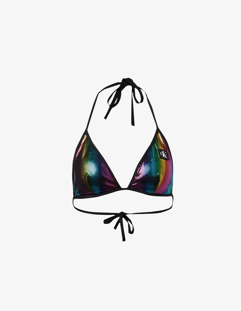 rinascente Calvin Klein Top Bikini a triangolo - nero