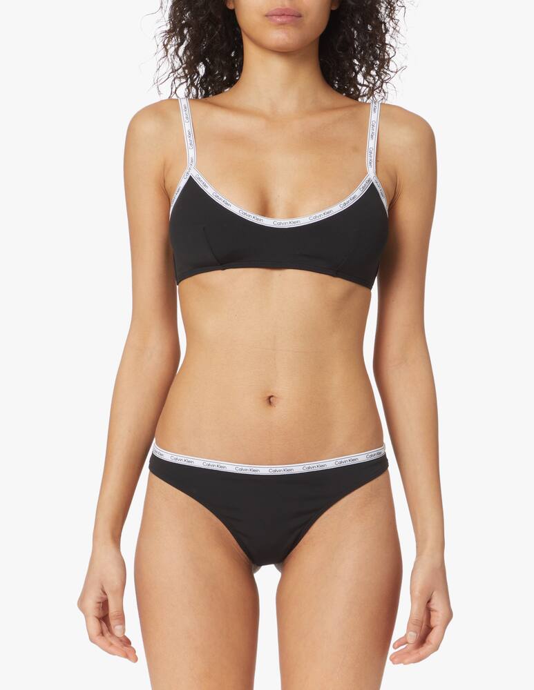 rinascente Calvin Klein Top bikini a fascia - nero