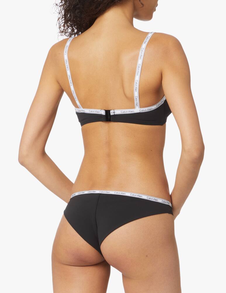 rinascente Calvin Klein Top bikini a fascia - nero