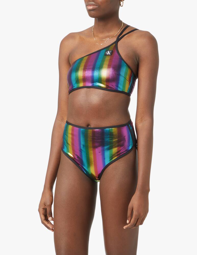 rinascente Calvin Klein Slip Bikini a vita alta - nero