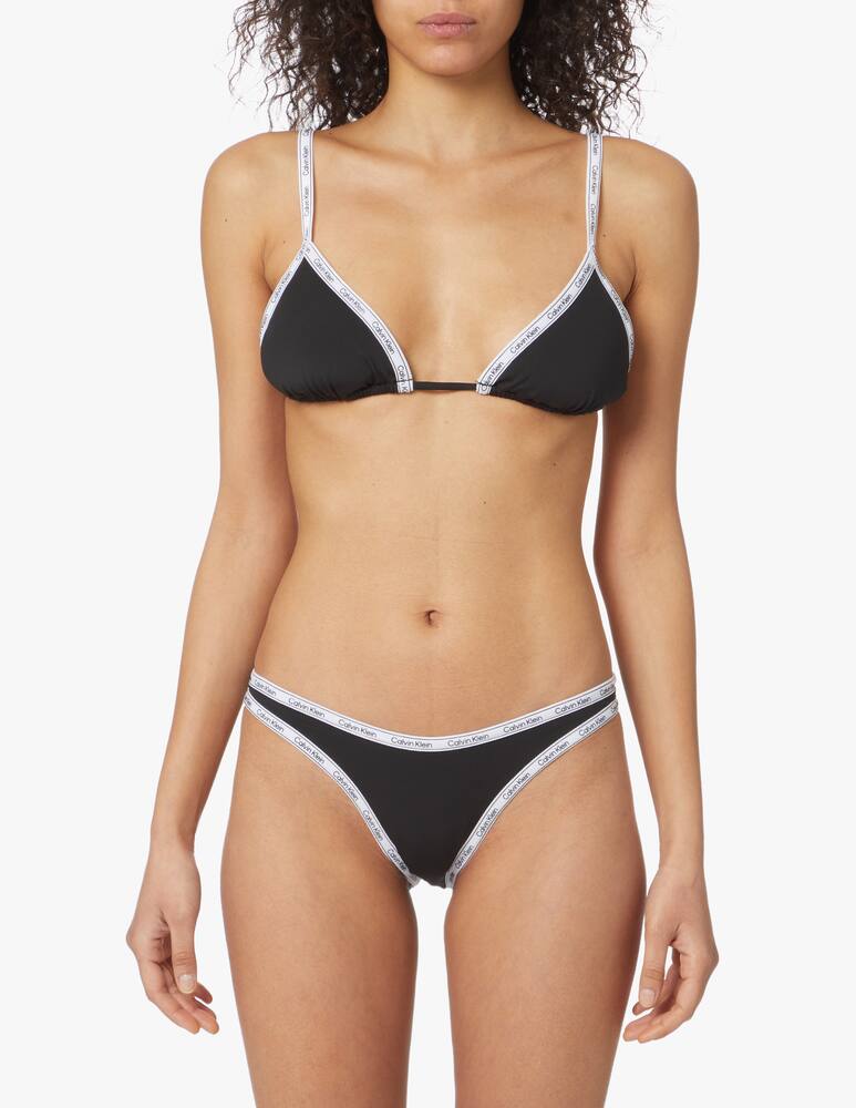 rinascente Calvin Klein Triangle bikini - black