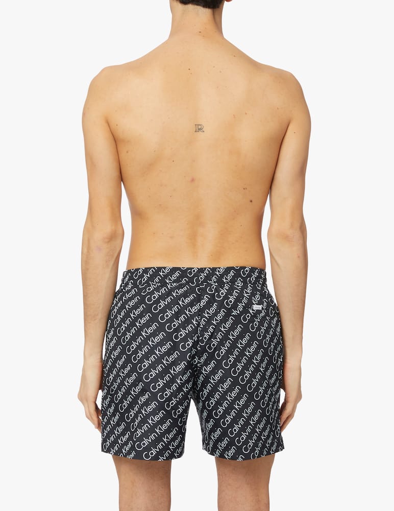 rinascente Calvin Klein Costume boxer medium con stampa - nero