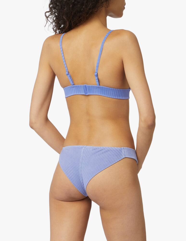 rinascente Calvin Klein Triangle fixed bikini - blue