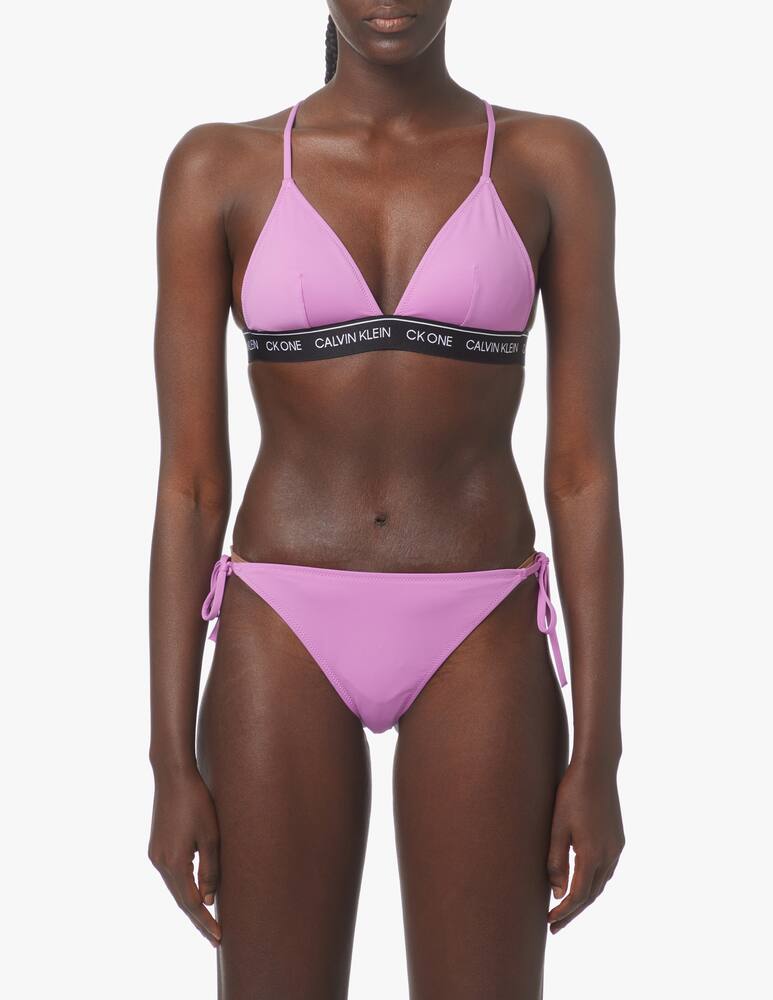 rinascente Calvin Klein Top bikini a triangolo - nero