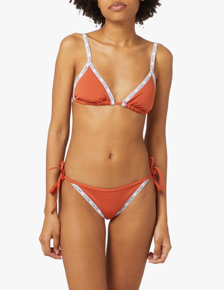 rinascente Calvin Klein Slip Bikini con stringhe laterali - arancione