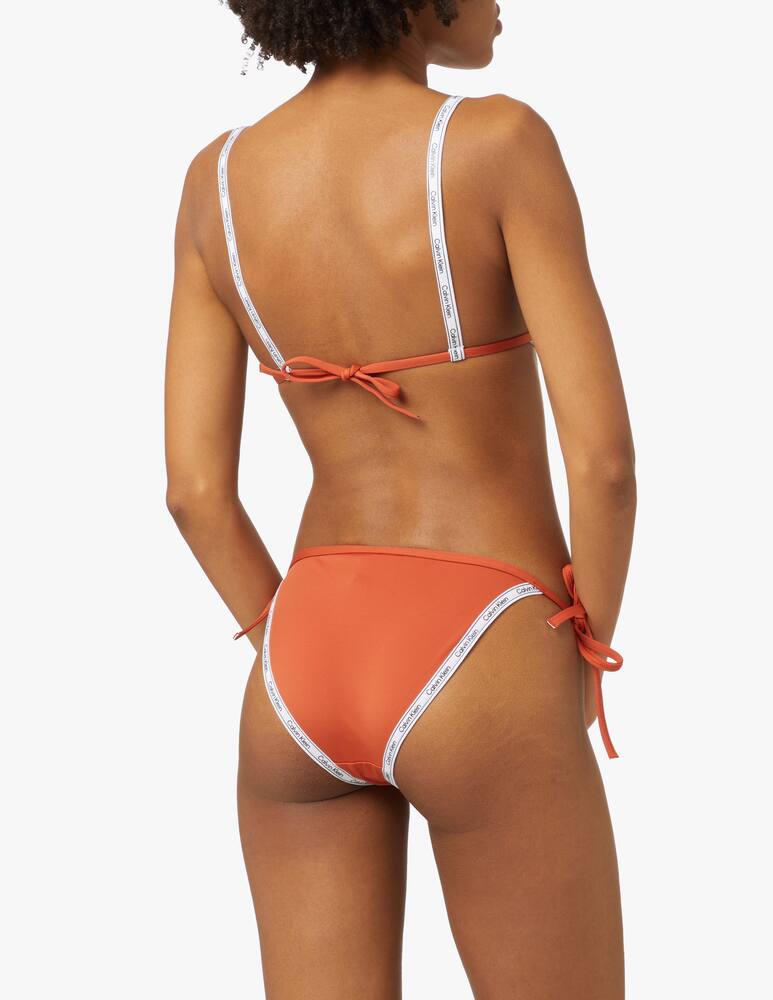 rinascente Calvin Klein Slip Bikini con stringhe laterali - arancione