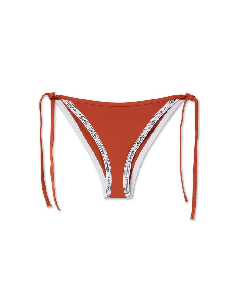 rinascente Calvin Klein Slip Bikini con stringhe laterali - arancione