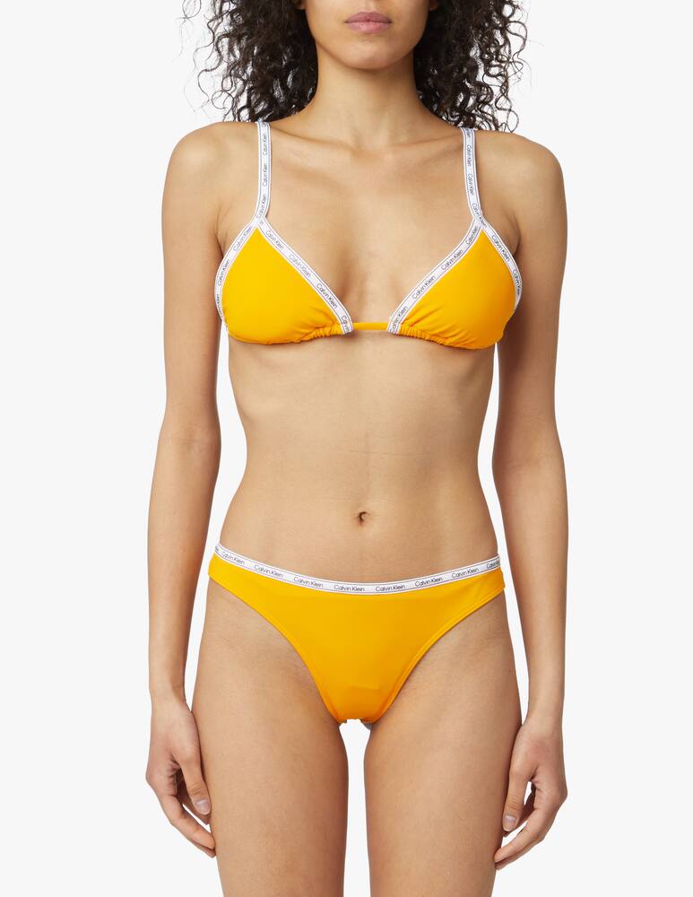 rinascente Calvin Klein Triangle bikini - yellow