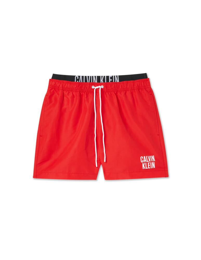 rinascente Calvin Klein Double wb intense power medium swimshorts - red