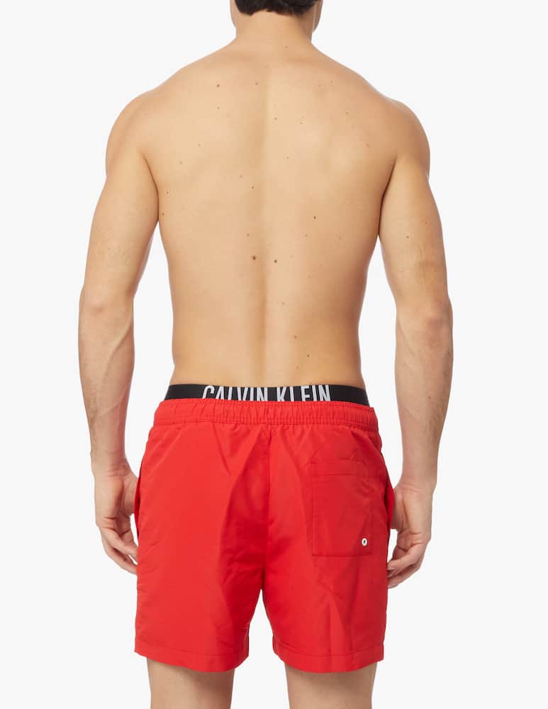 rinascente Calvin Klein Double wb intense power medium swimshorts - red