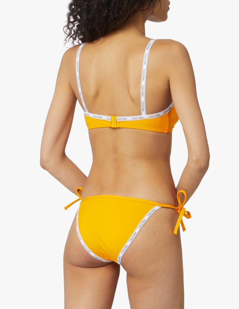 rinascente Calvin Klein String side tie bikini - yellow