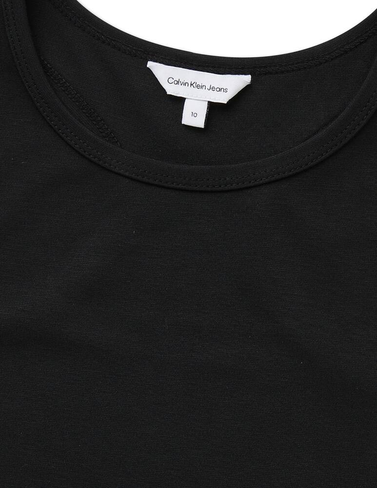 rinascente Calvin Klein Maglietta cropped tape - Nero