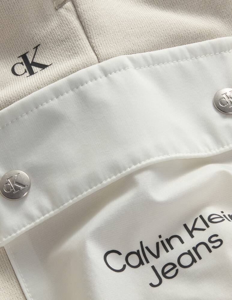 rinascente Calvin Klein Solar mix media shorts - Beige