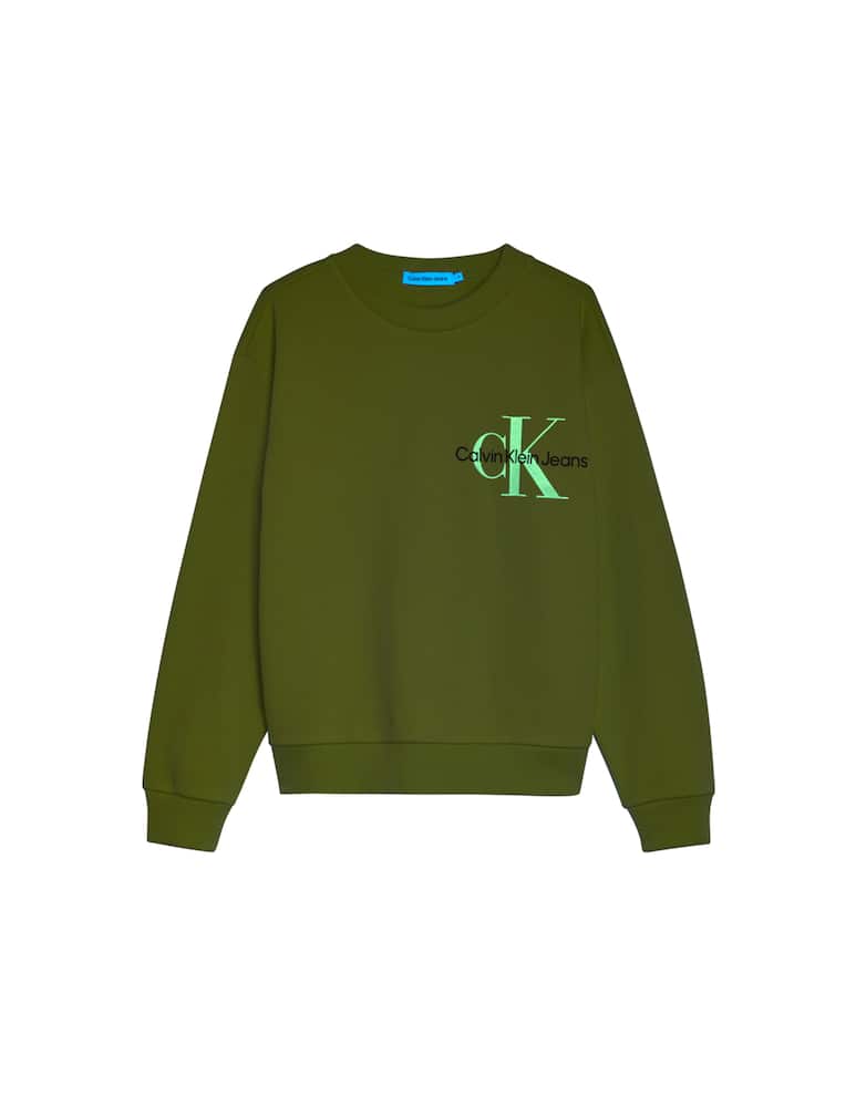 rinascente Calvin Klein Felpa glow in the dark - Verde