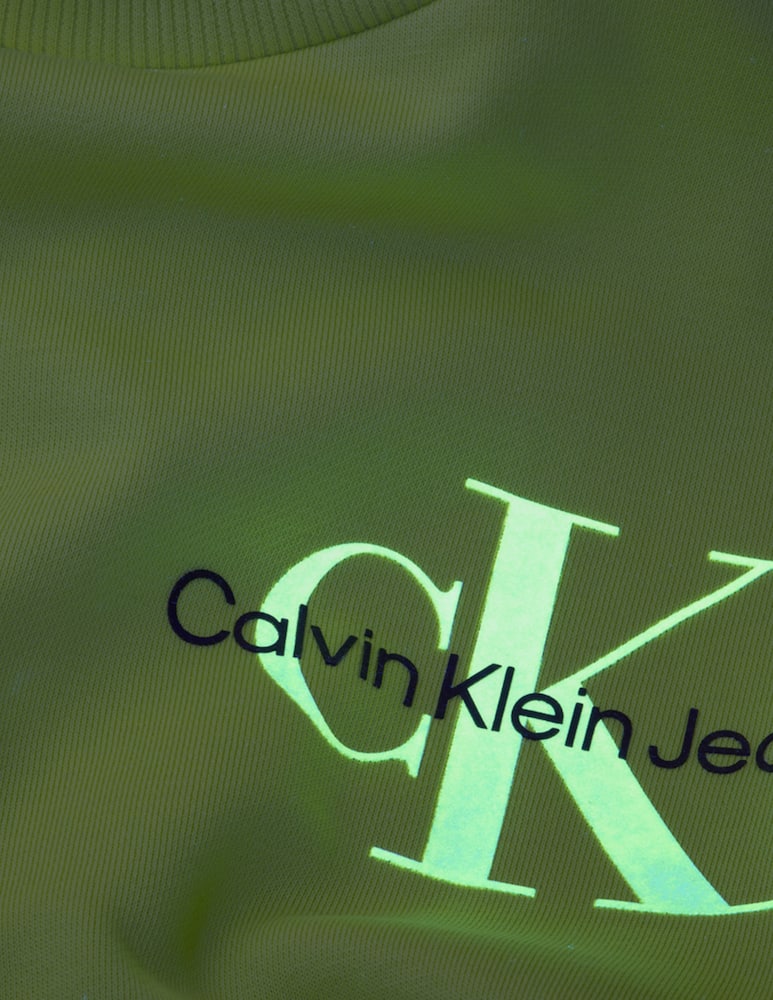 rinascente Calvin Klein Felpa glow in the dark - Verde