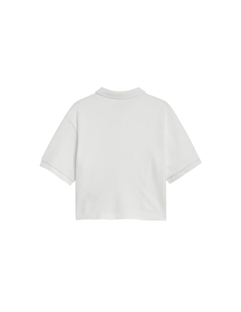 rinascente Calvin Klein Monogram piquet polo shirt - Bianco