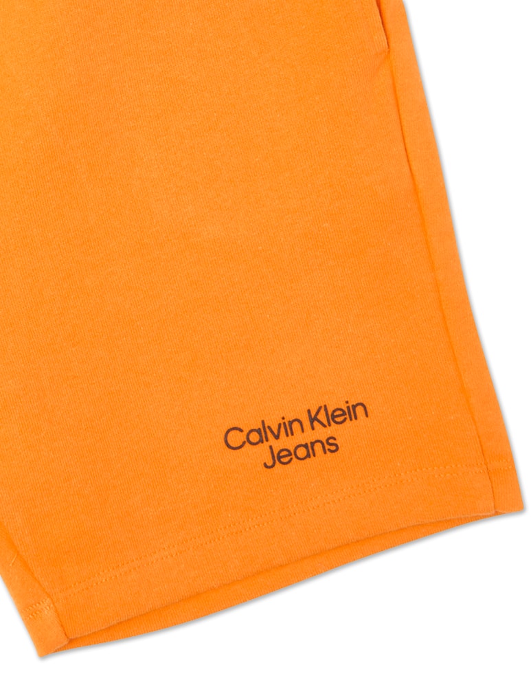 rinascente Calvin Klein Pantaloni stacked logo relaxed - Arancione