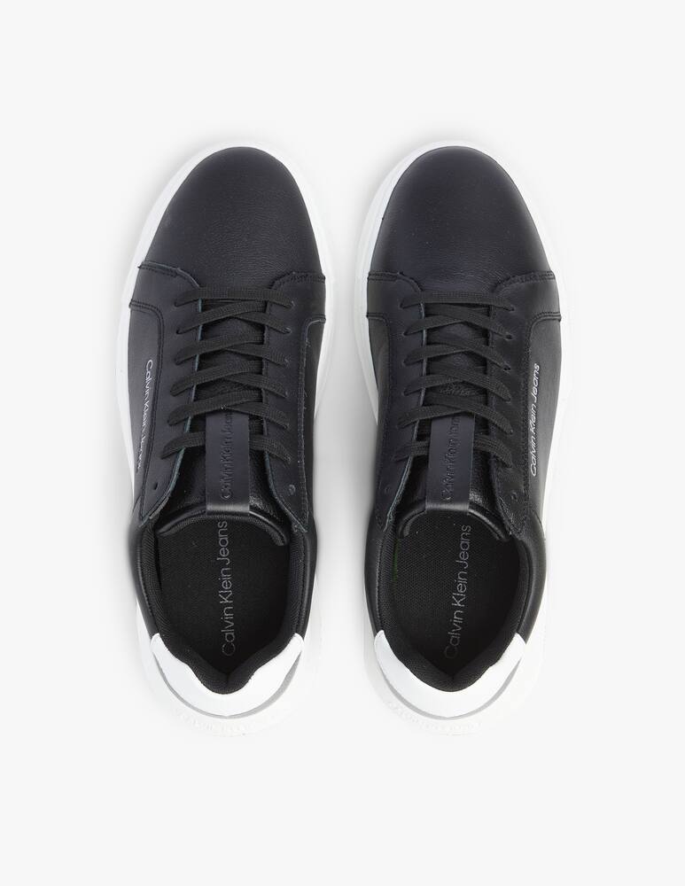 rinascente Calvin Klein Chunky cupsole leather sneakers - black