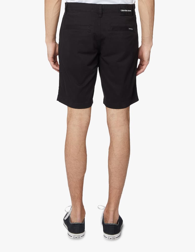 rinascente Calvin Klein Jeans Pantaloncini chino gabardina - nero
