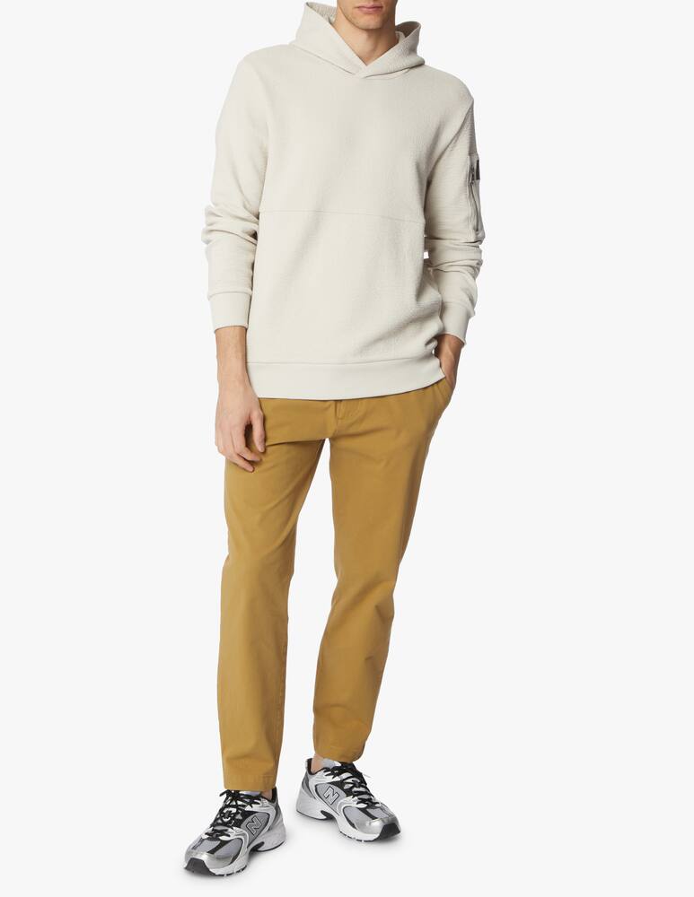 rinascente Calvin Klein Soft texture knit hoodie - beige