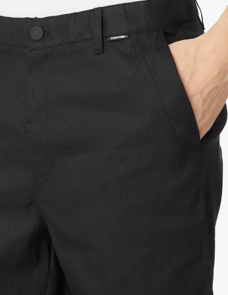 Calvin Klein Linen shorts - black - picture 4 Calvin Klein Linen shorts - black - picture 4