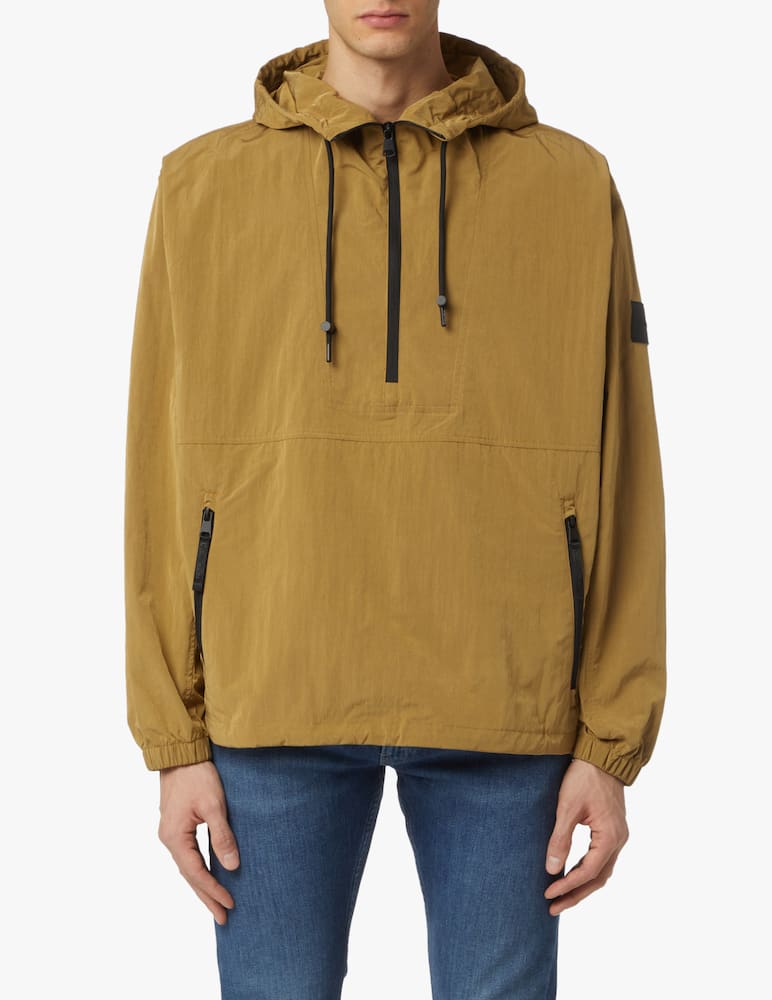 Calvin Klein Crinckle nylon anorak jacket - orange - picture 1 Calvin Klein Crinckle nylon anorak jacket - orange - picture 1