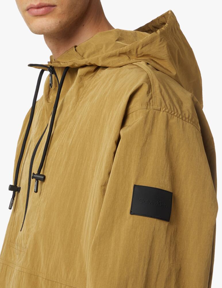 rinascente Calvin Klein Crinckle nylon anorak jacket - orange