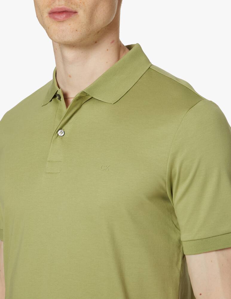 rinascente Calvin Klein Polo manica corta liquid touch - verde
