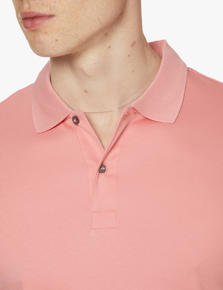 rinascente Calvin Klein Polo manica corta liquid touch - rosa